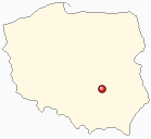 Mapa Polski - Starachowice