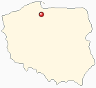 Mapa Polski - Starogard Gdański