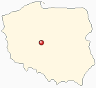 Mapa Polski - Turek