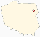 Mapa Polski - Tykocin