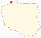 Mapa Polski - Ustka