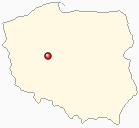Mapa Polski - Września