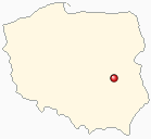 Mapa Polski - Dęblin