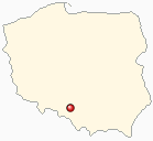 Mapa Polski - Zabrze