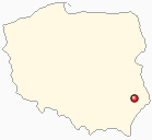 Mapa Polski - Zamość