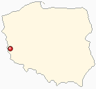 Mapa Polski - Żary