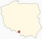 Mapa Polski - Żory
