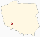 Mapa Polski - Wrocław