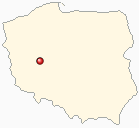 Mapa Polski - Śrem