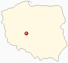 Mapa Polski - Kalisz