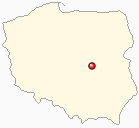 Mapa Polski - Grójec