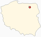 Mapa Polski - Mikołajki