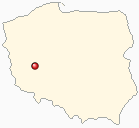 Mapa Polski - Leszno