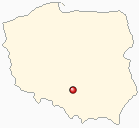 Mapa Polski - Złoty Potok