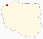 Mapa Polski - Ustronie Morskie