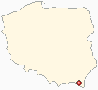 Mapa Polski - Polańczyk