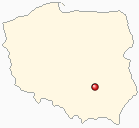 Mapa Polski - Nowa Słupia