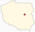 Mapa Polski - Halinów k/Warszawy