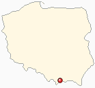 Mapa Polski - Jaworki