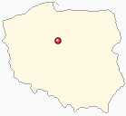 Mapa Polski - Raciążek