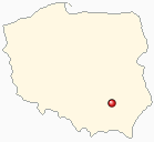 Mapa Polski - Koprzywnica