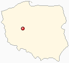 Mapa Polski - Winna Góra k/Środy Wielkopolskiej