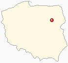 Mapa Polski - Śniadowo k/Łomży