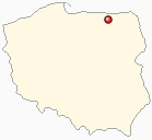 Mapa Polski - Stara Różanka