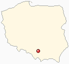 Mapa Polski - Więckowice k/Zabierzowa
