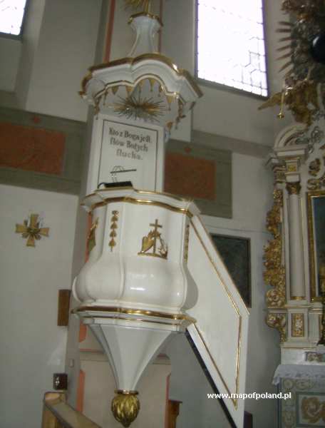 Kościół - ambona - Raciążek