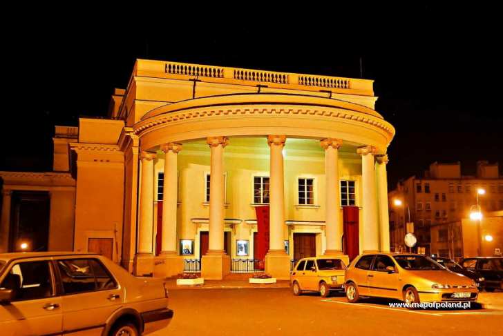 Teatr im. Bogusławskiego nocą - Kalisz