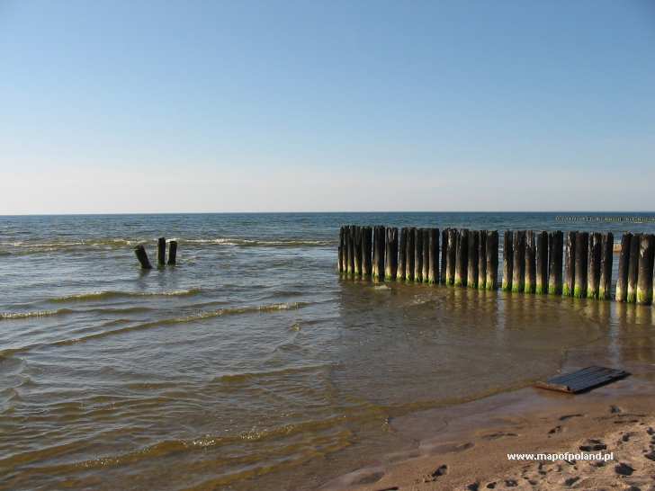 Piękne polskie wybrzeże w okolicach Dąbek - Dąbki