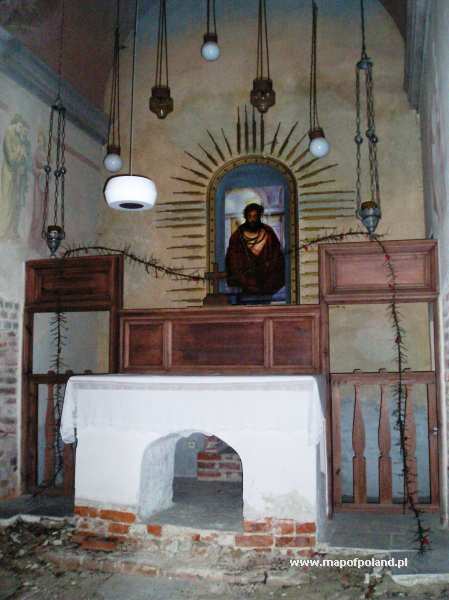 Wnętrze Kaplicy Loretańskiej - Gołąb