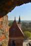 Widok z zamkowego okna - Reszel