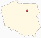Mapa Polski - Chorzele