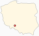 Mapa Polski - Opole