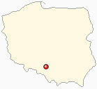 Mapa Polski - Radzionków