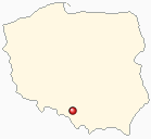 Mapa Polski - Tychy
