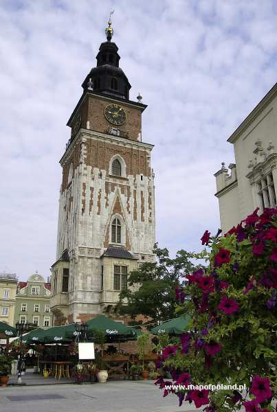 Rynek Główny, wieża - Kraków