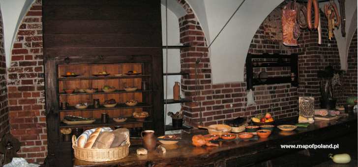 Kuchnia na zamku krzyżackim - Malbork